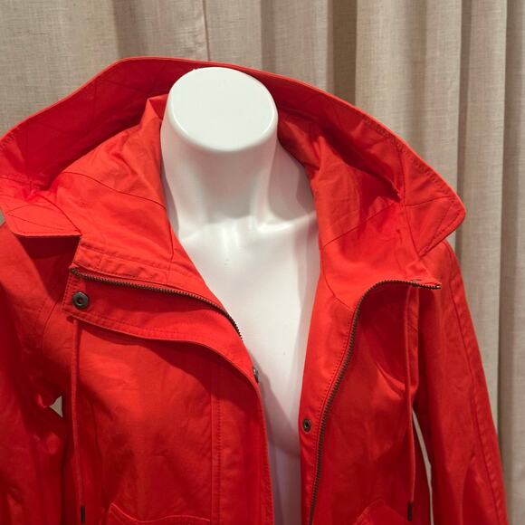 Gap Red Jacket sz XS Gap Cropped Anorak Jacket - Picture 11 of 11
